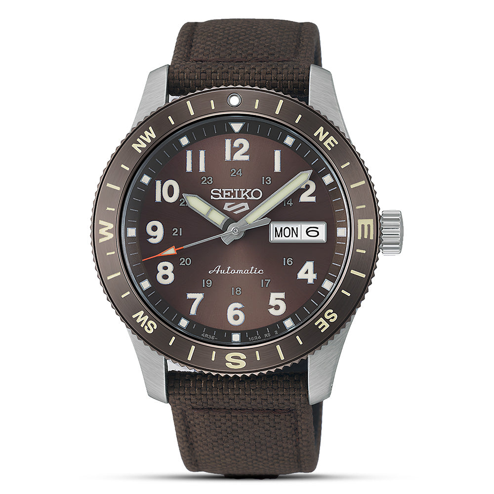 Seiko 5 Sports Field Series Automatic Brown Dial Watch HDB009K1