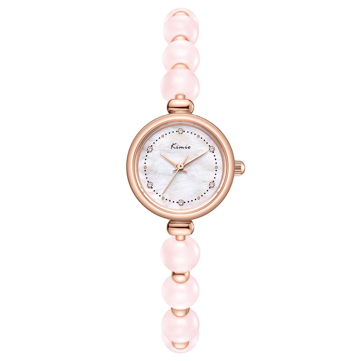Kimio Pink Pearl Strap White Dial Ladies Watch | K6553S-XZ1RLW