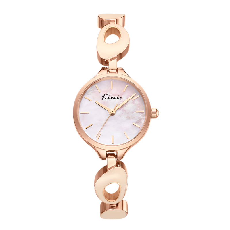 Kimio Pink Dial Rose Gold Strap Ladies Watch | K6639S-XZ1RRZ