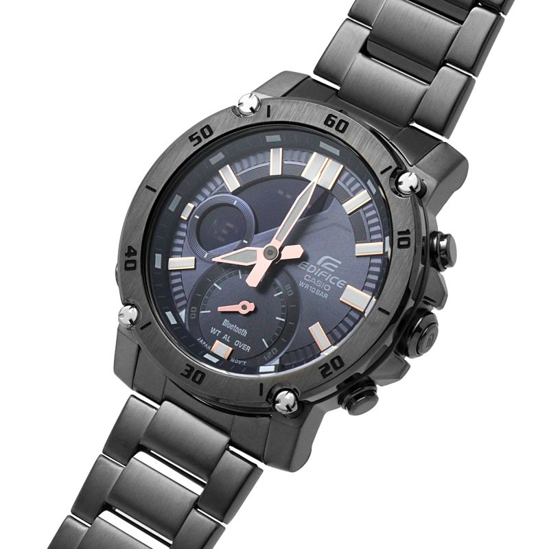 CASIO EDIFICE Analog-Digital Chronograph Men's Watch| ECB-20DC-1ADF