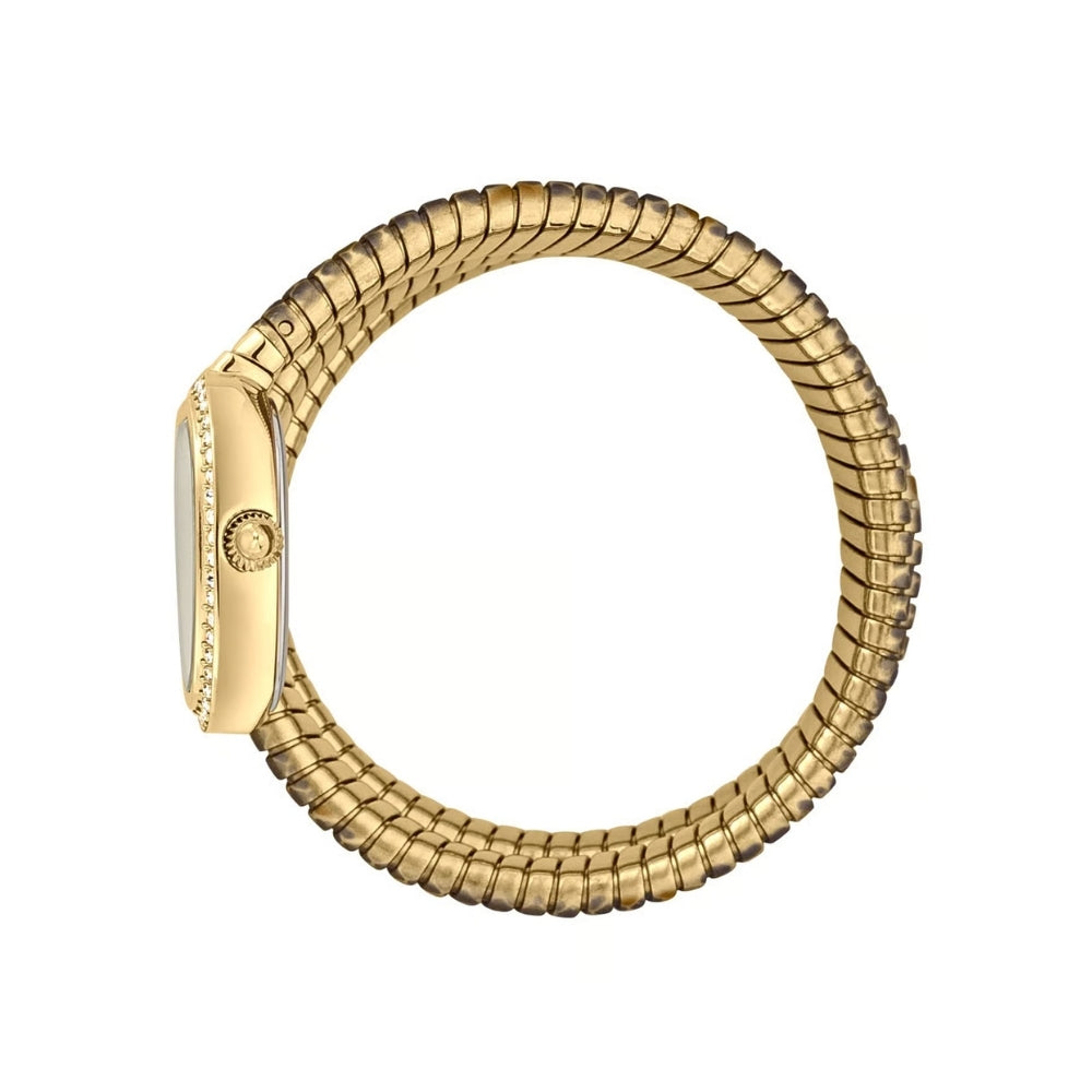 Just Cavalli Serpente Reale Gold Dial Ladies Watch | JC1L163M0255