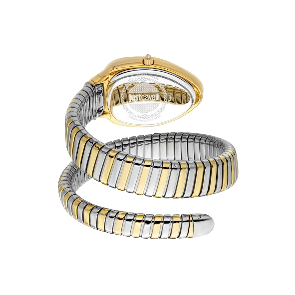 Just Cavalli Serpente White Dial Ladies Watch | JC1L223M0055