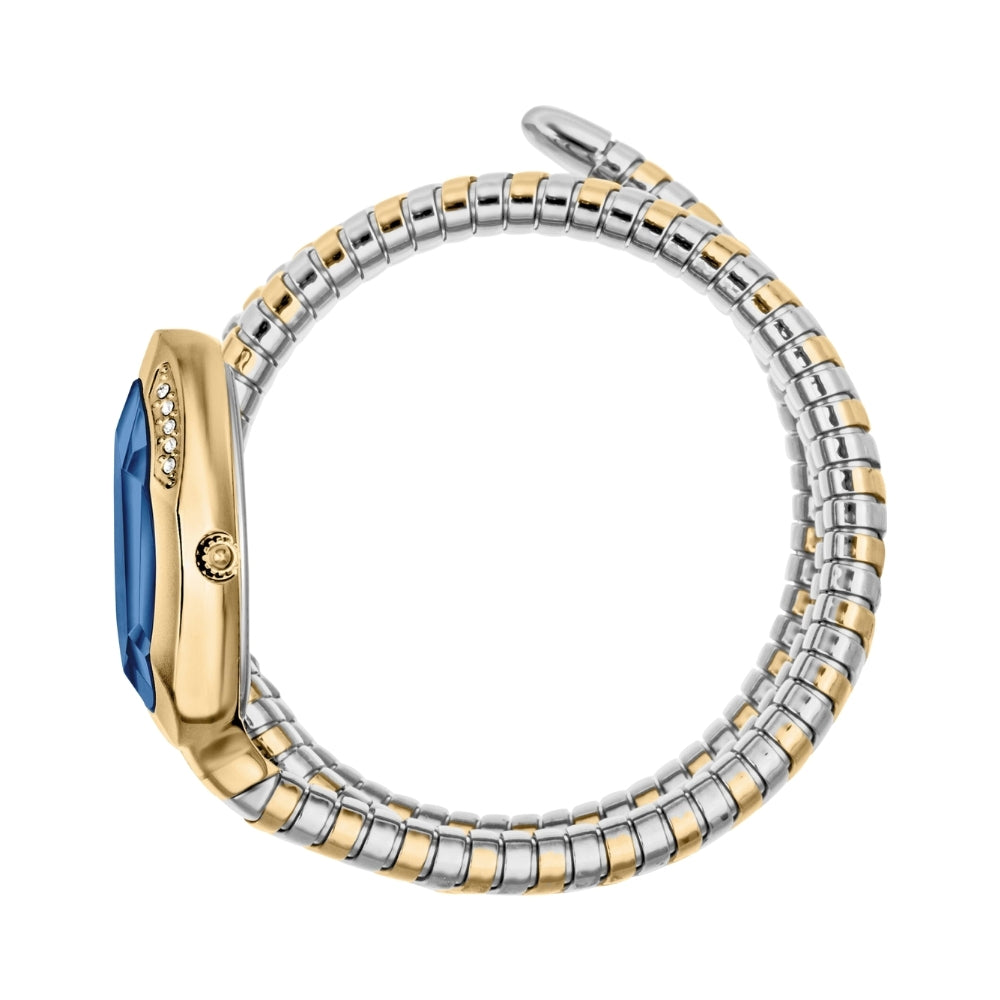 Just Cavalli Signature Snake Blue Dial Ladies Watch | JC1L224M0075