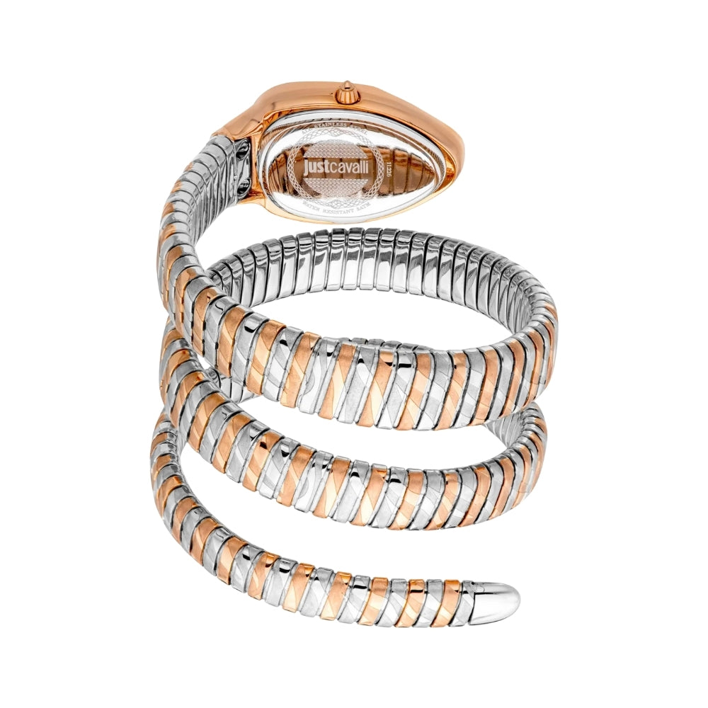 Just Cavalli Serpente Taglio Rose Gold dial Ladies Watch | JC1L226M0065