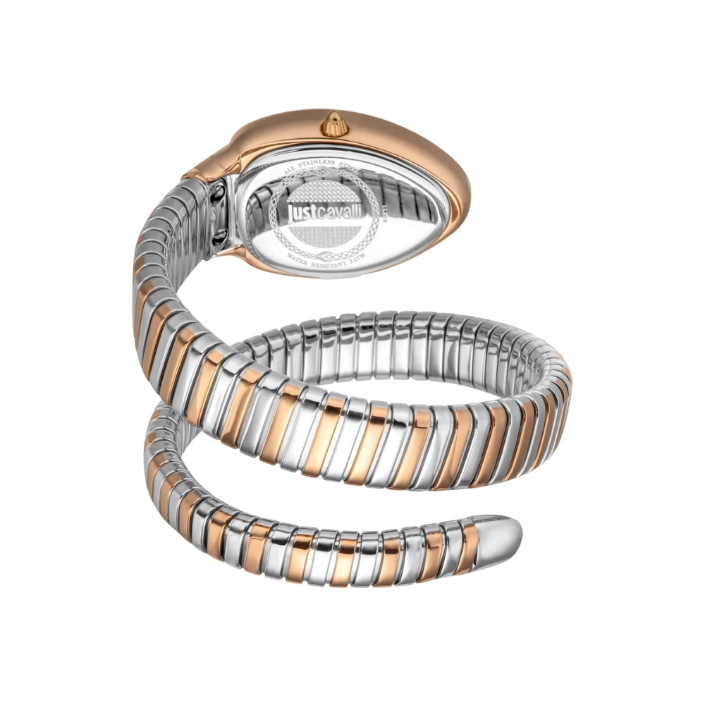 Just Cavalli Signature Snake Blue Dial Ladies Watch | JC1L229M0085
