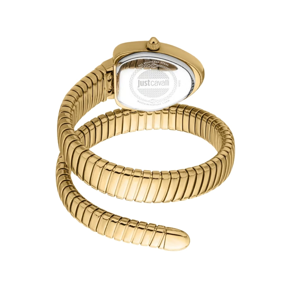 Just Cavalli Signature Snake Red Dial Ladies Watch |JC1L249M0025