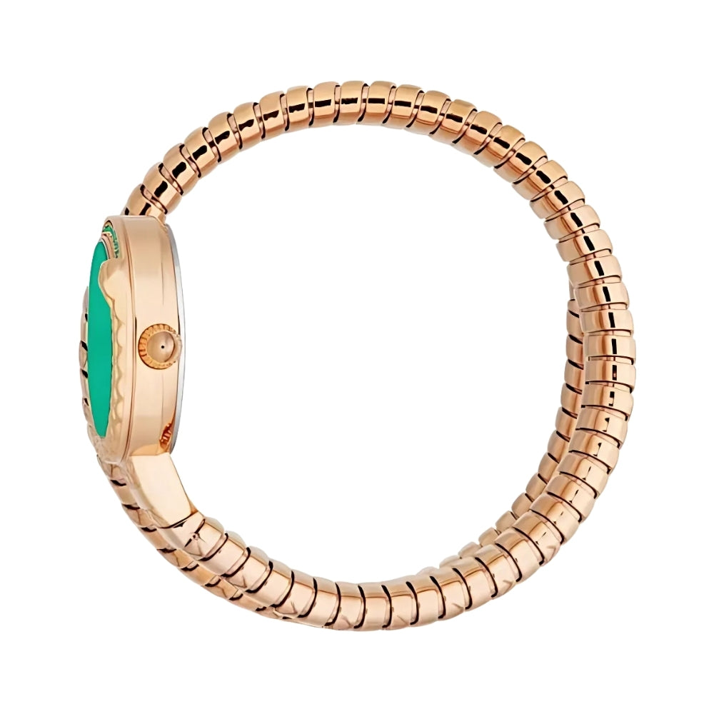 Just Cavalli Signature Snake Green Dial Ladies Watch | JC1L301M0055