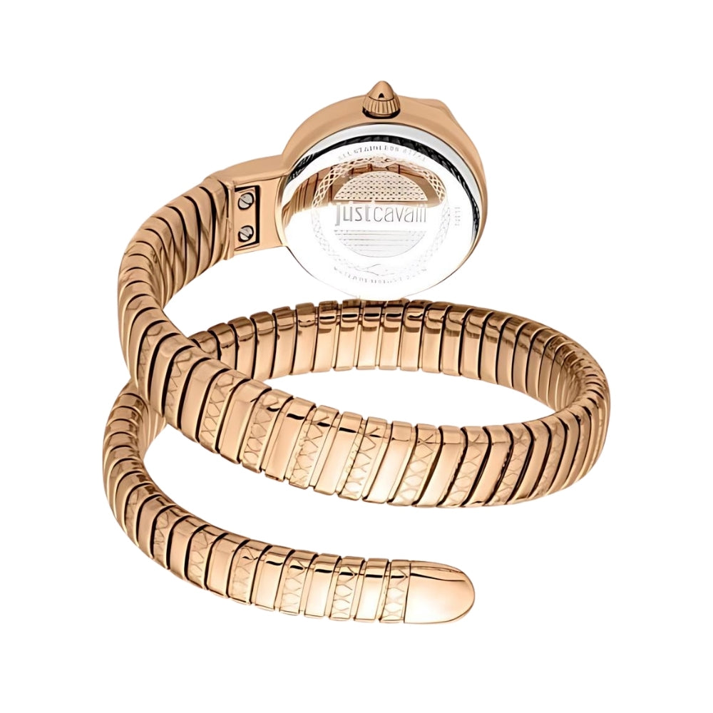 Just Cavalli Signature Snake Green Dial Ladies Watch | JC1L301M0055