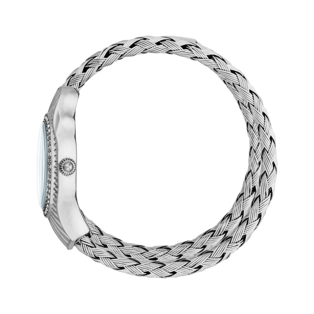 Just Cavalli Twined Snake light Blue Dial Ladies Watch | JC1L305M0015