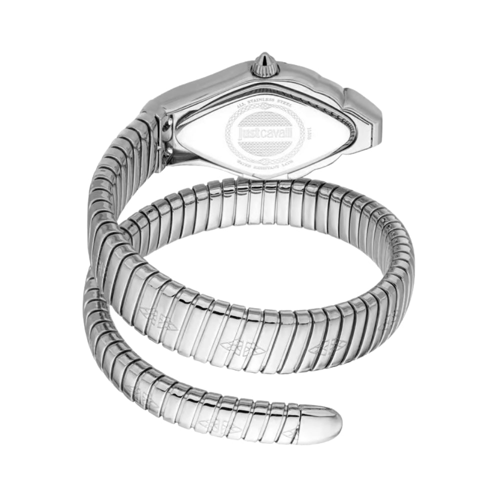 Just Cavalli Signature Snake Blue Dial Ladies Watch | JC1L306M0015