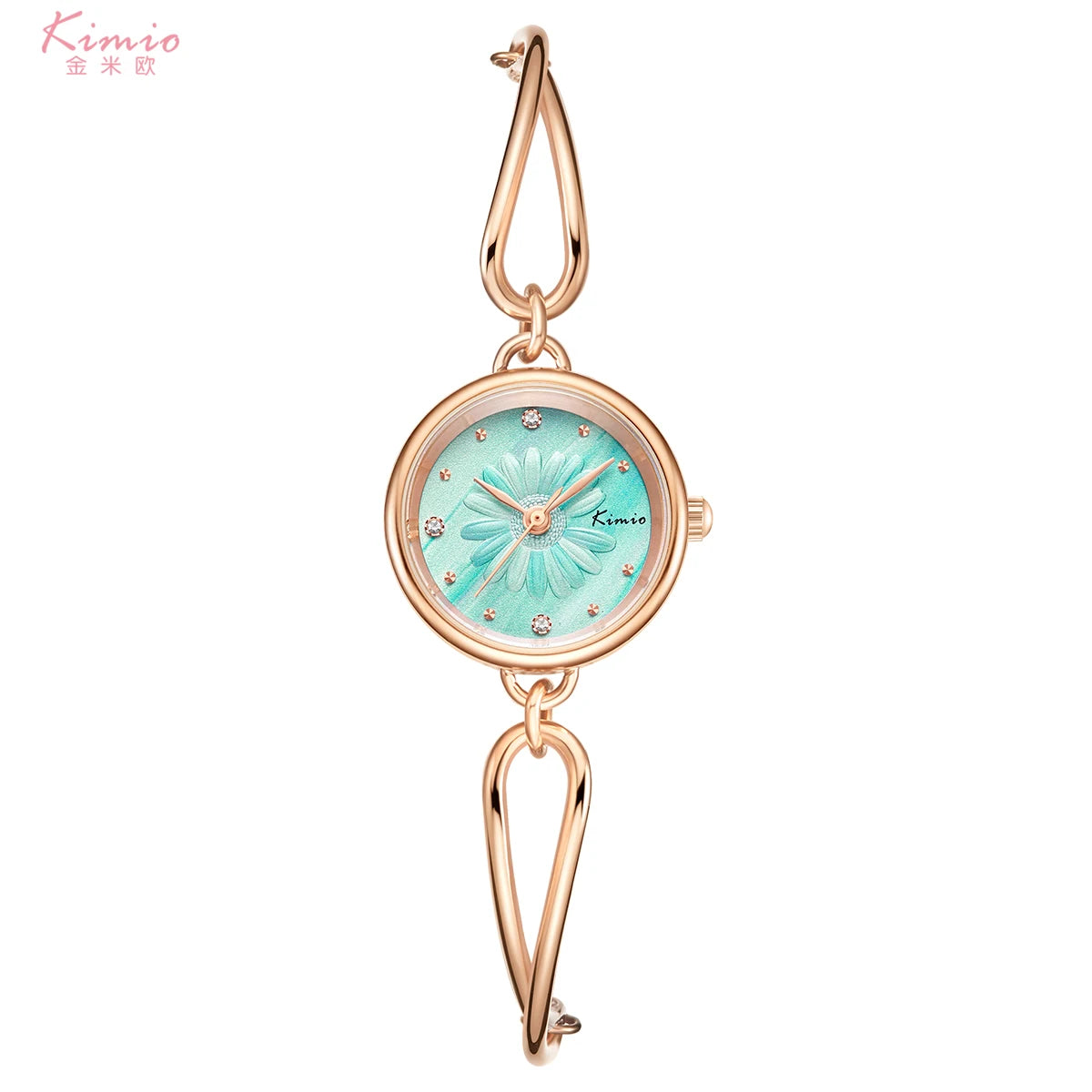 Kimio Ultra Slim Floral Dial Ladies Watch K6463S