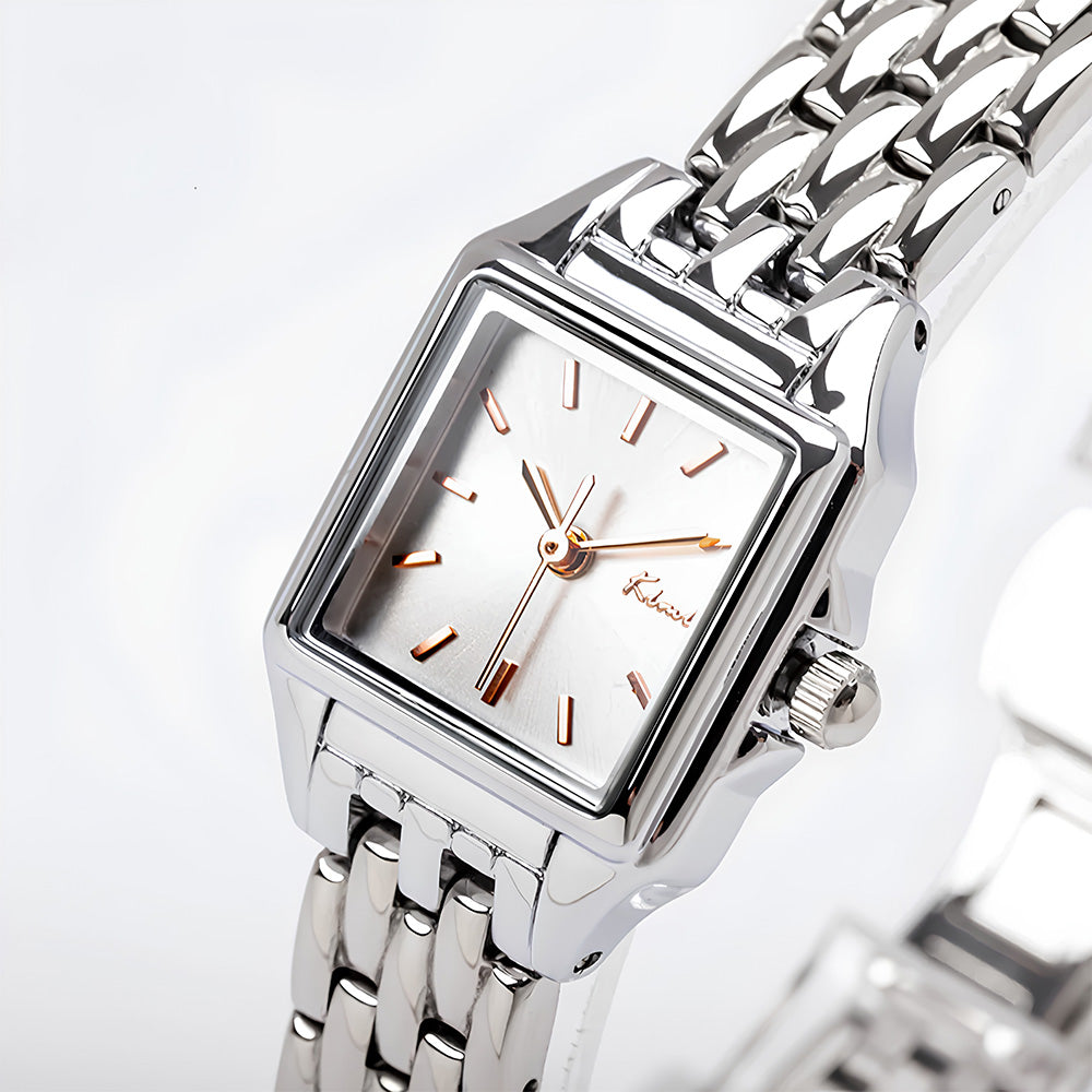 Kimio White Velvet Dial Ladies Watch | K6522S