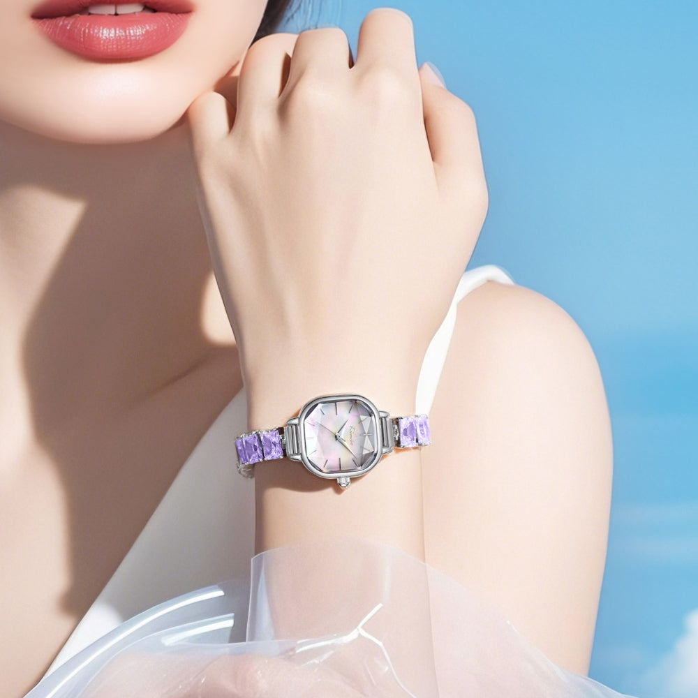 Kimio Round Dial Ladies Watch K6658S