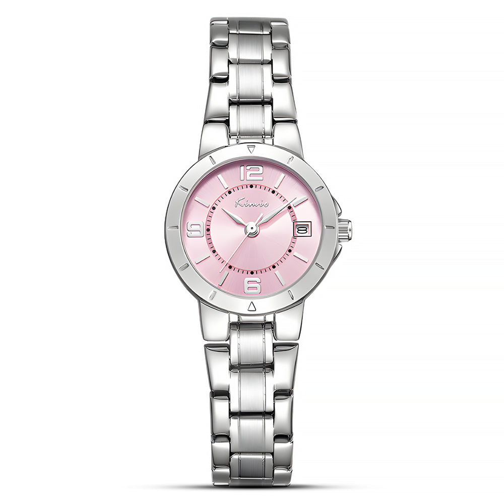 Kimio Silver Tone Round Dial Ladies Watch K6673S