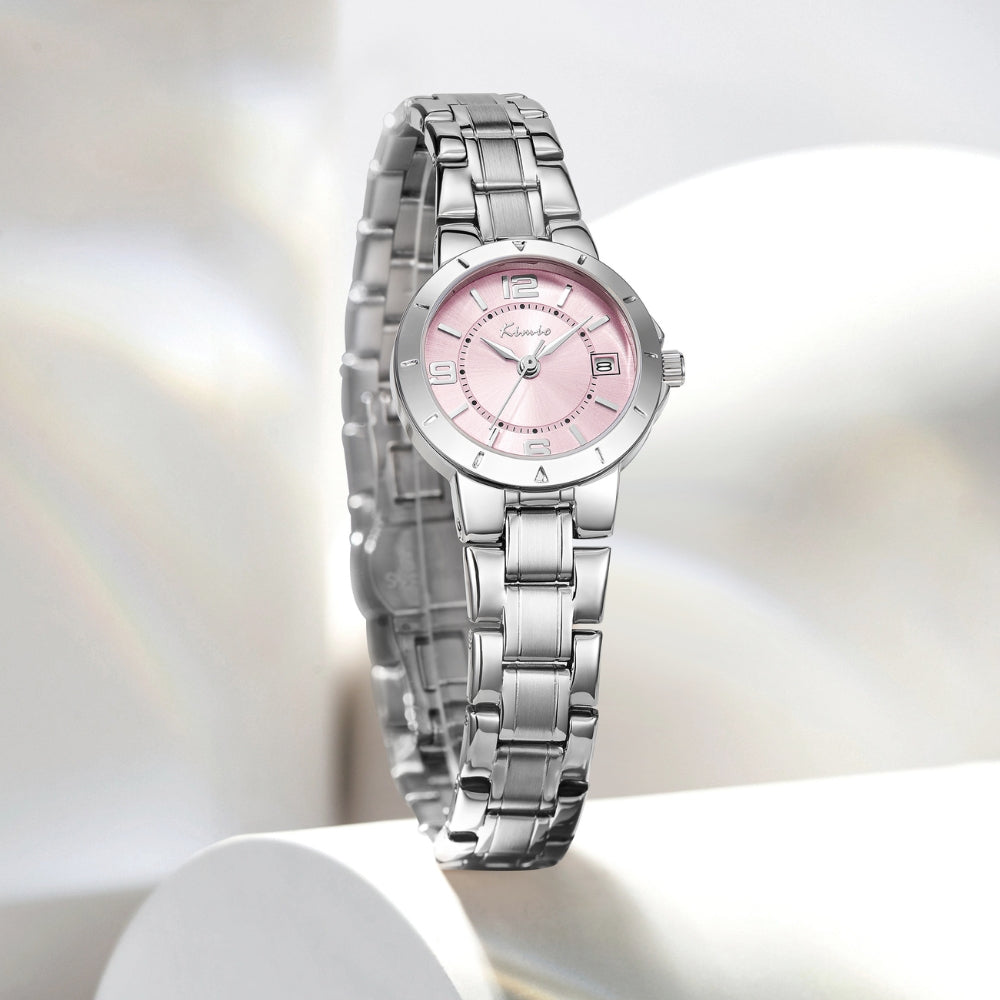 Kimio Silver Tone Round Dial Ladies Watch K6673S