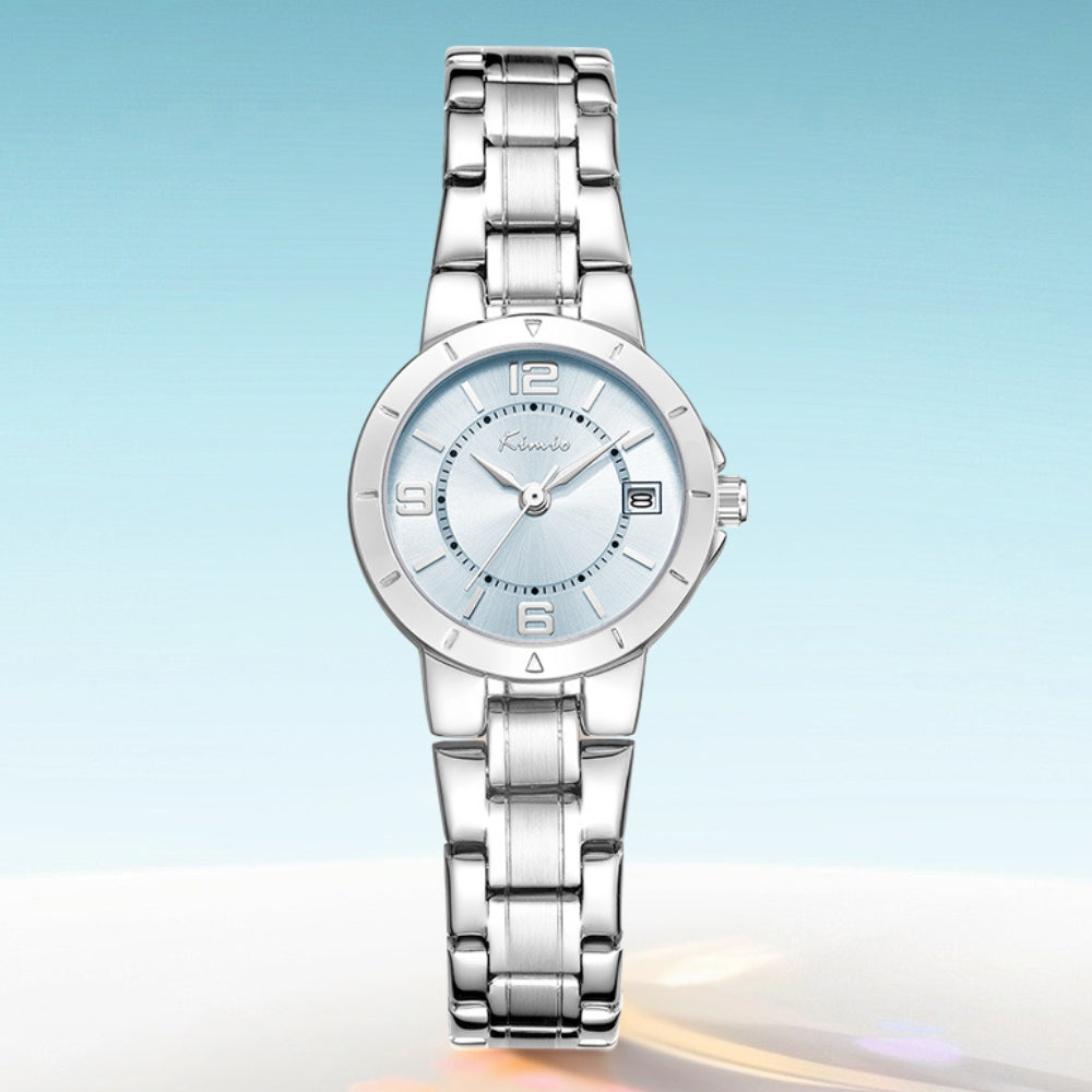 Kimio Silver Tone Round Dial Ladies Watch K6673S