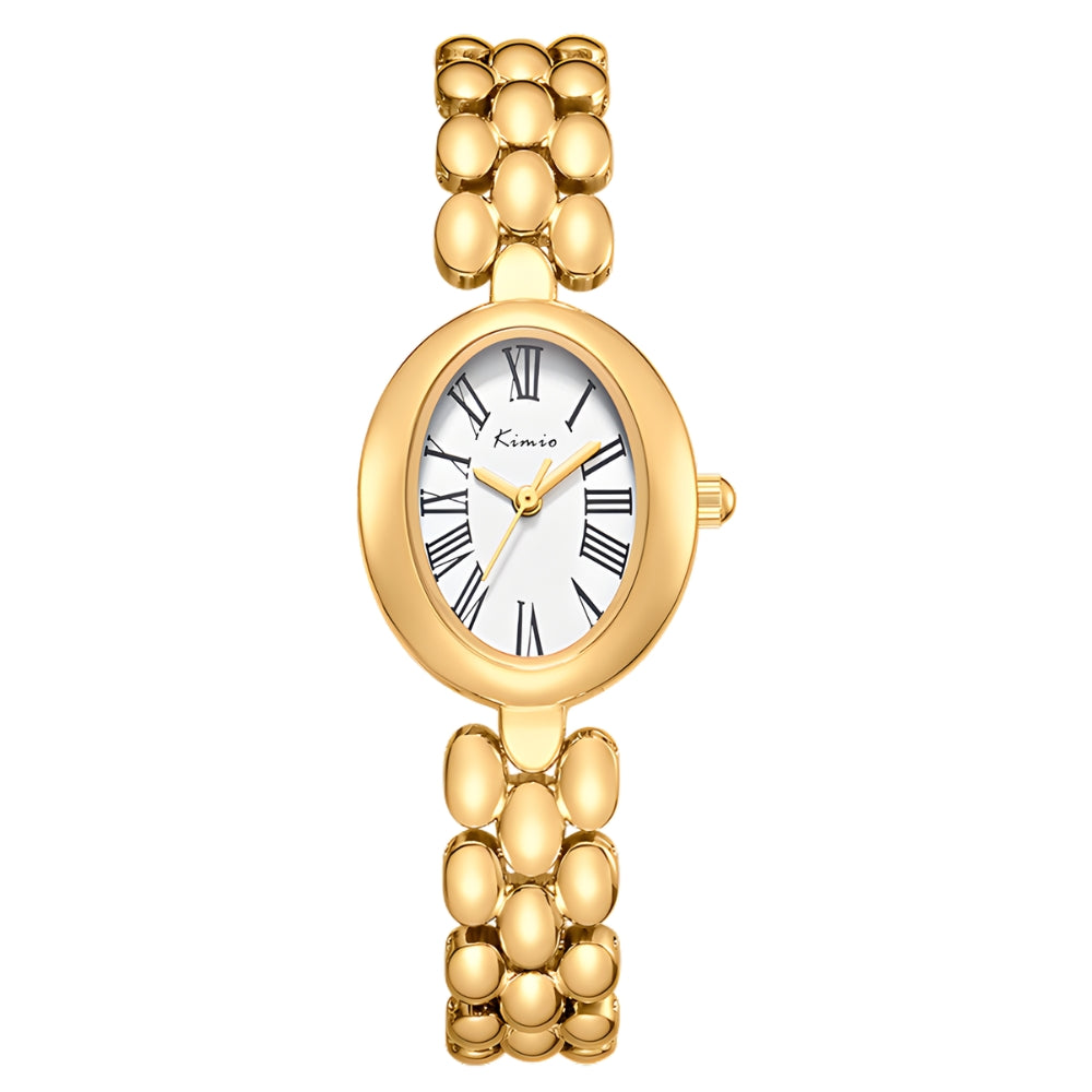 Kimio Oval Shape Dial Ladies Watch K6680S