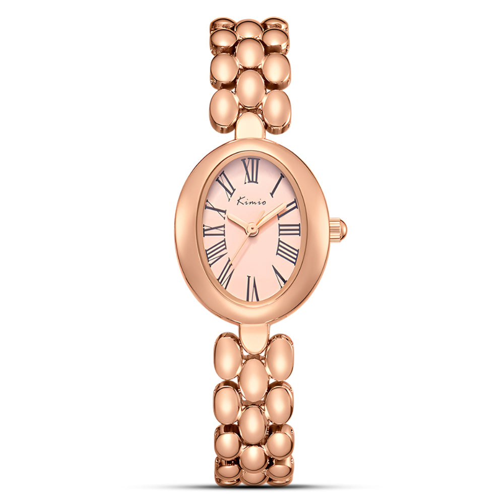 Kimio Oval Shape Dial Ladies Watch K6680S