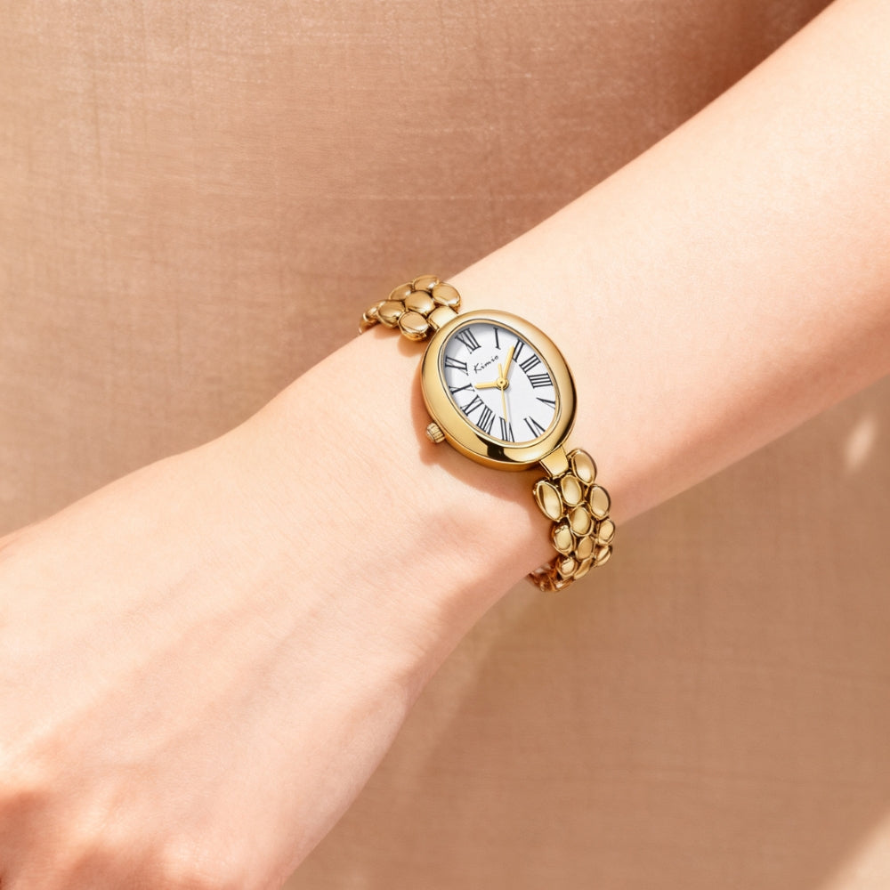 Kimio Oval Shape Dial Ladies Watch K6680S