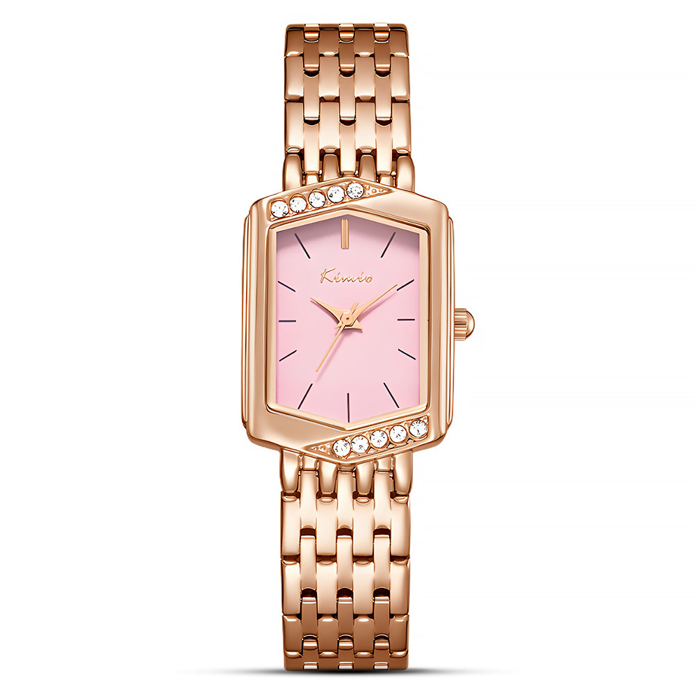 Kimio Mesh Chain Square Dial Ladies Watch K6685S