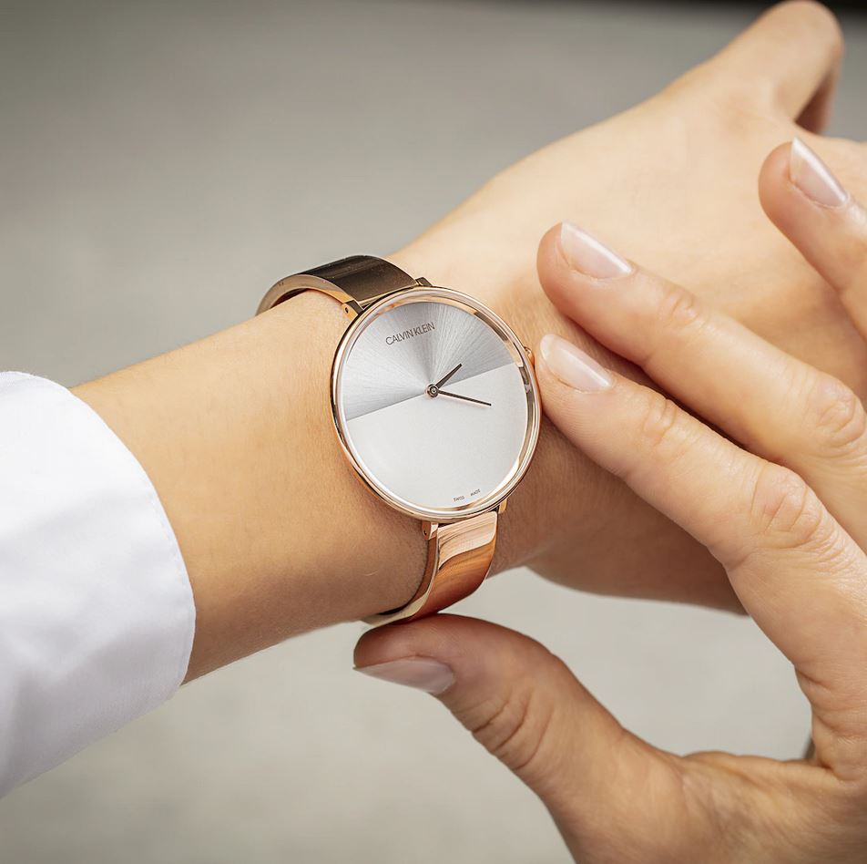 Calvin Klein Rise Quartz White Dial Women's Watch| K7A23646