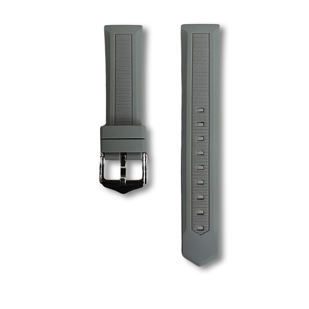 Cavern 20mm Grey Silicon Strap