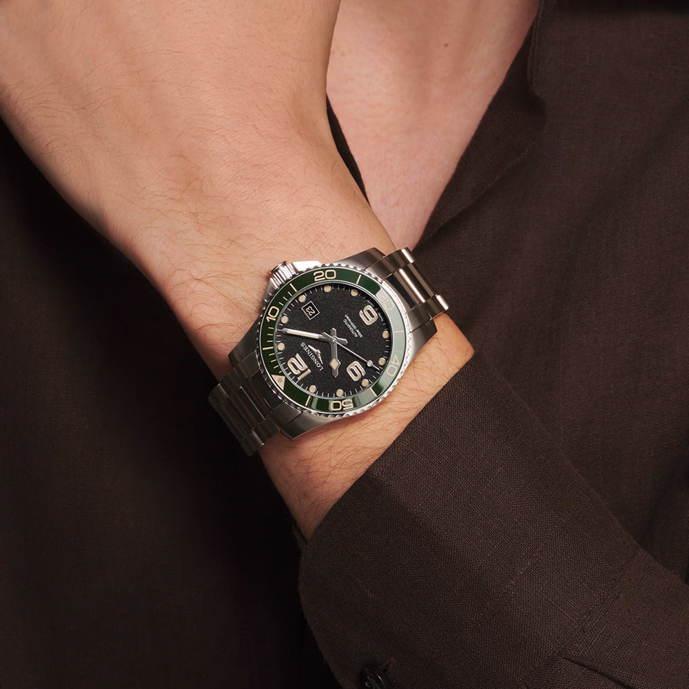 Longines Hydroconquest Black Dial Automatic Watch | L37814056