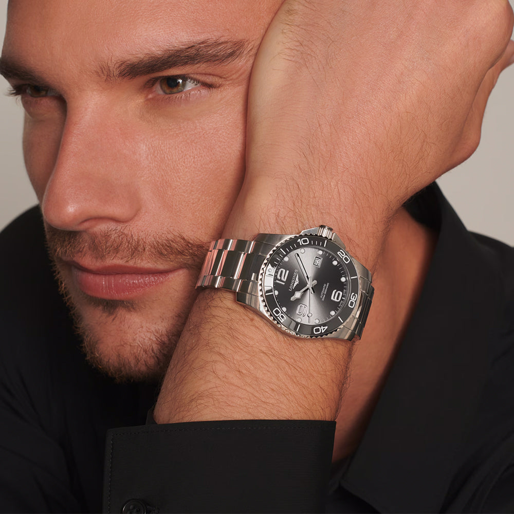 Longines Hydroconquest Grey Dial Automatic Watch | L37814766