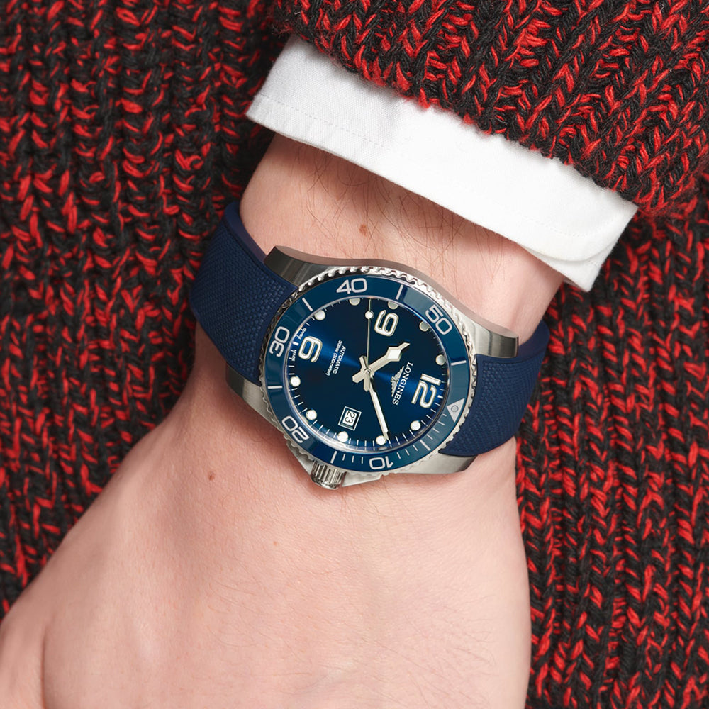 Longines Hydroconquest Sunray Blue Dial Automatic Watch | L37814969