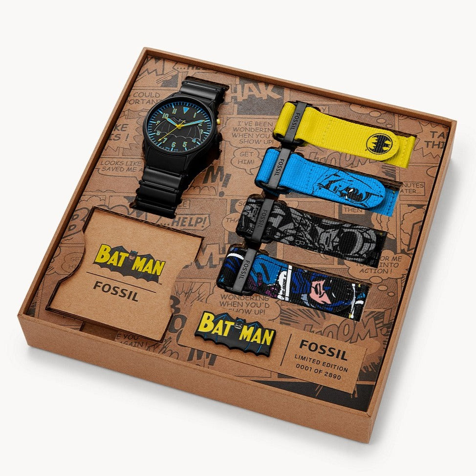 Fossil "Batman" Limited Edition Heritage Watch | LE1129SET