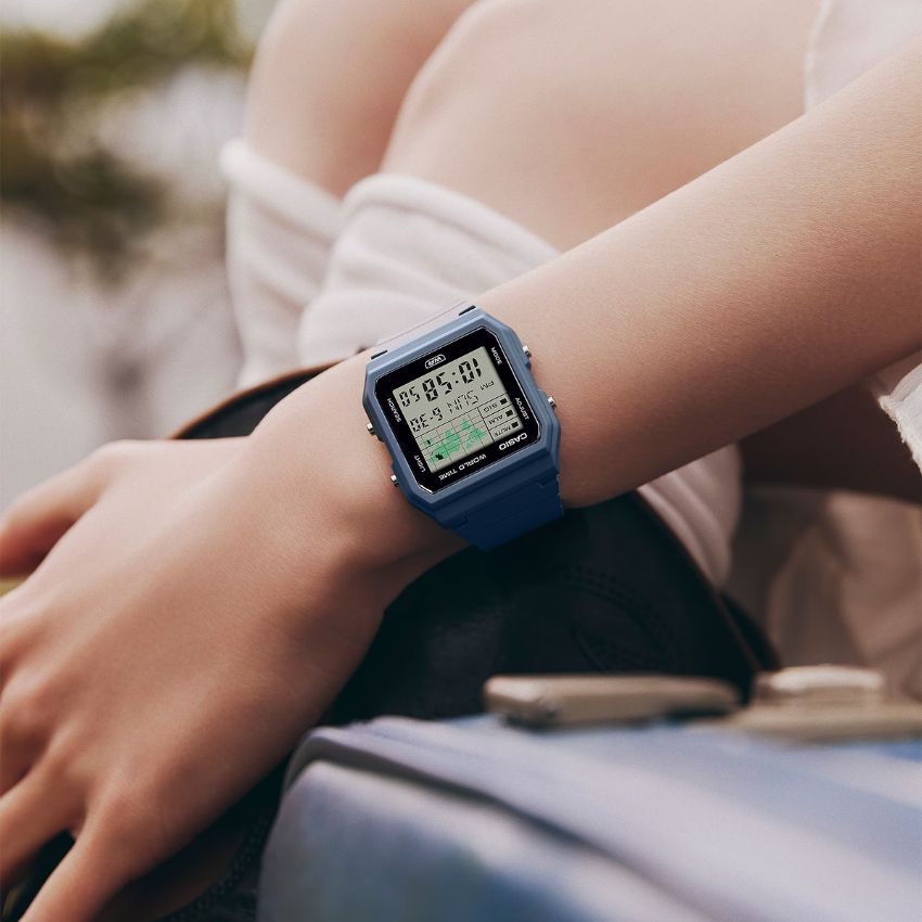 CASIO Digital Blue Resin Strap Unisex Watch LF-30W-2ADF