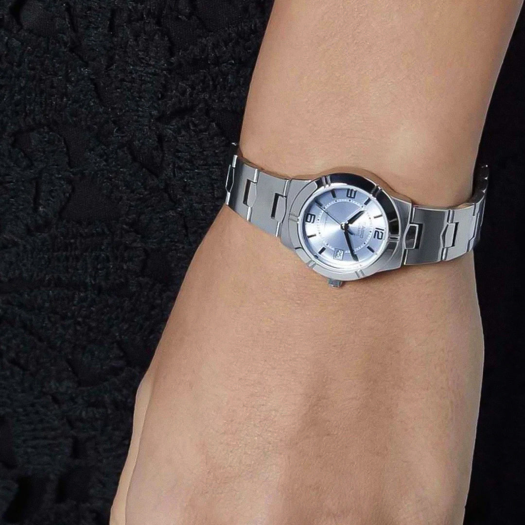 Casio Enticer Date Ice Blue Dial Ladies Watch | LTP-1241D-2ADF