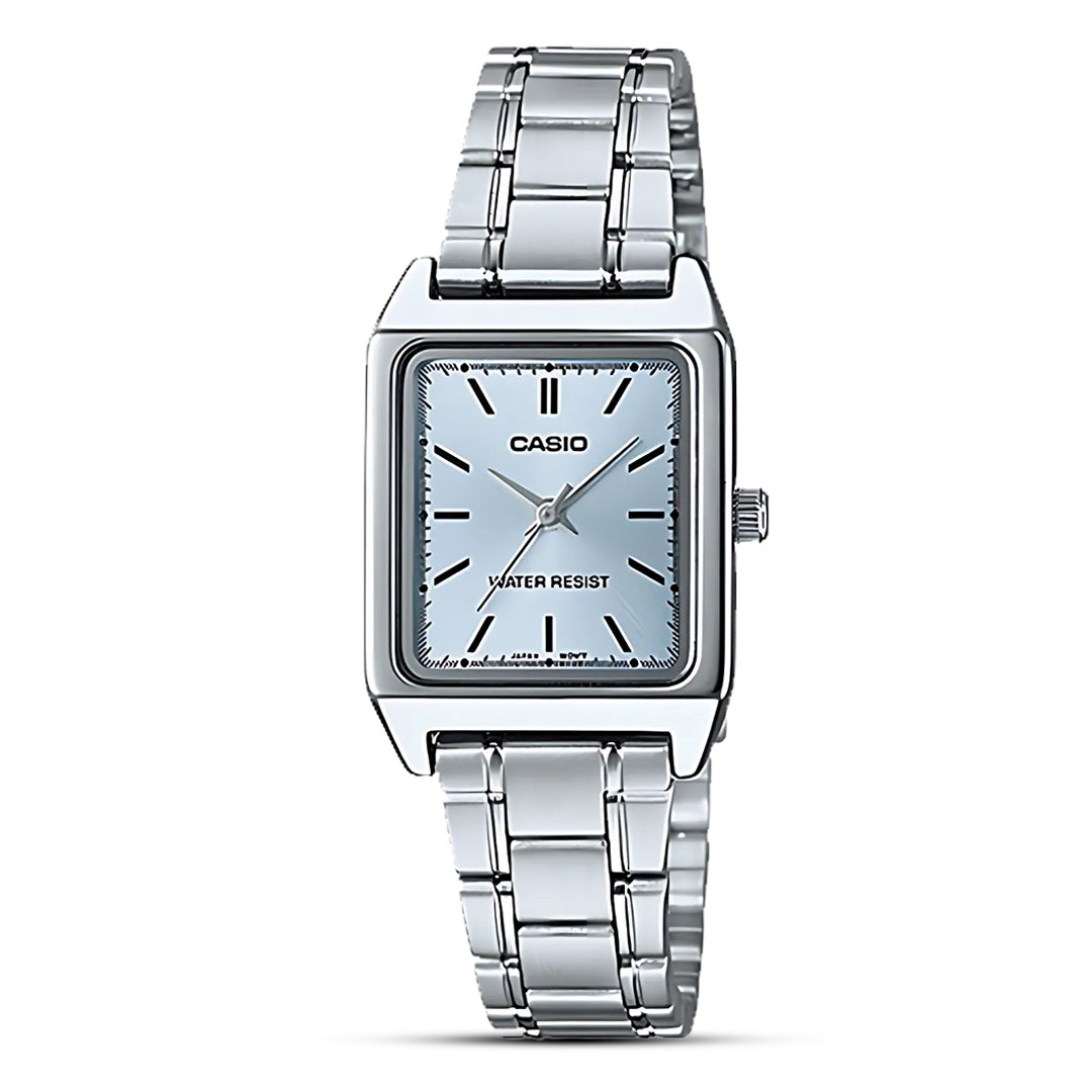 Casio Standard Ice Blue Dial Woman's Watch | LTP-V007D-2EUDF