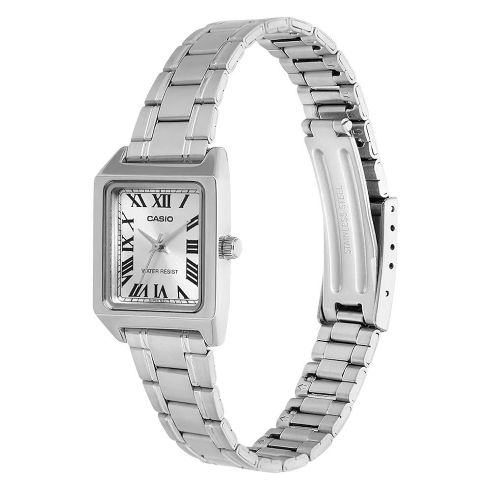 Casio Silver Dial Ladies Watch LTP-V007D-7BUDF