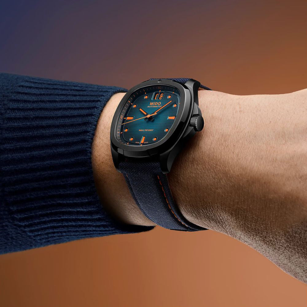 MIDO MULTI-FORT TV BLUE DIAL MEN'S WATCH| M049.526.37.041.00