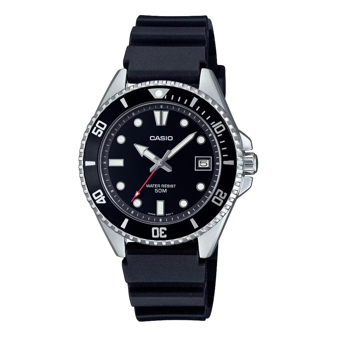 Casio Duro Black 39mm Dial Unisex Watch MDV-10-1A1VDF