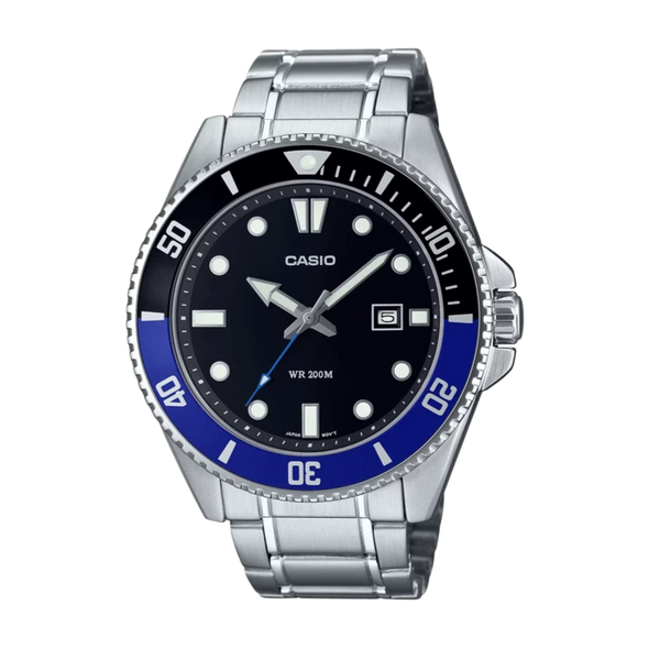 Casio Enticer Stainless Steel Men's Watch MDV-107D-1A2VDF