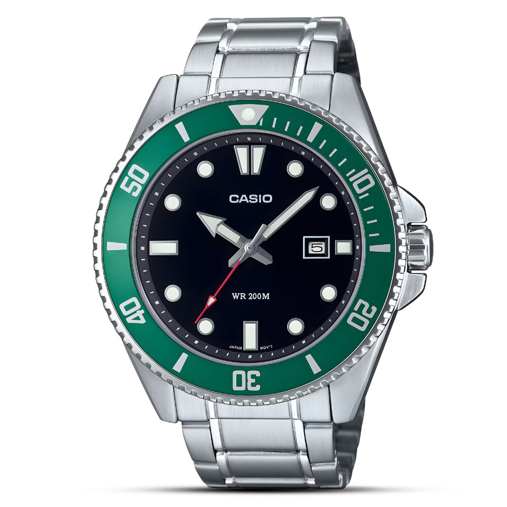 Casio General Silver Stainless Steel Men's Watch MDV-107D-3AVDF