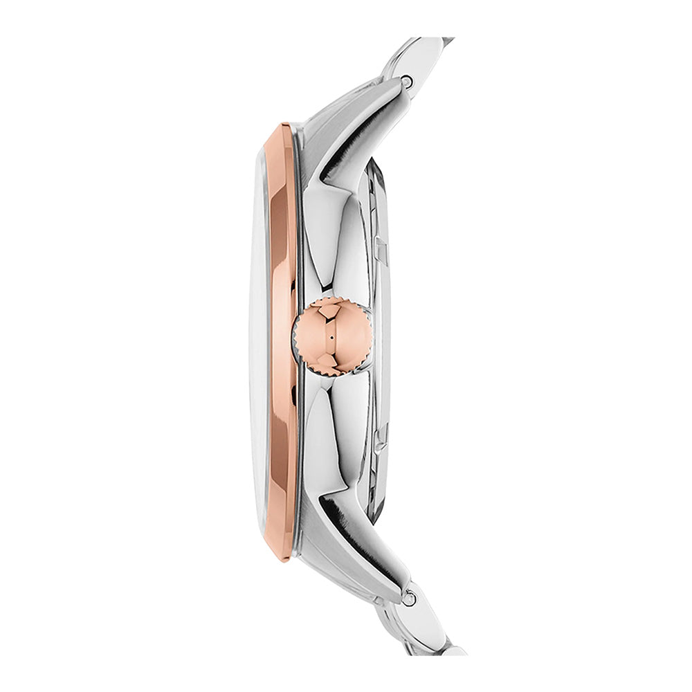 Fossil Townsman Beige Skeleton Dial Automatic Men's Watch | ME3075