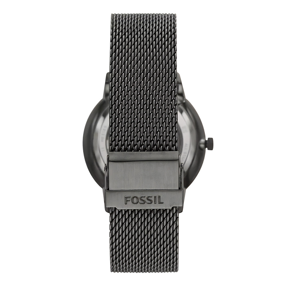 Fossil Neutra Skeleton Automatic Mesh Strap Men's Watch | ME3185