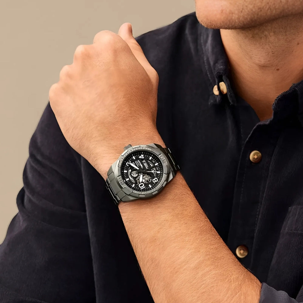 Fossil Bronson Automatic Smoke Men's Watch| ME3255