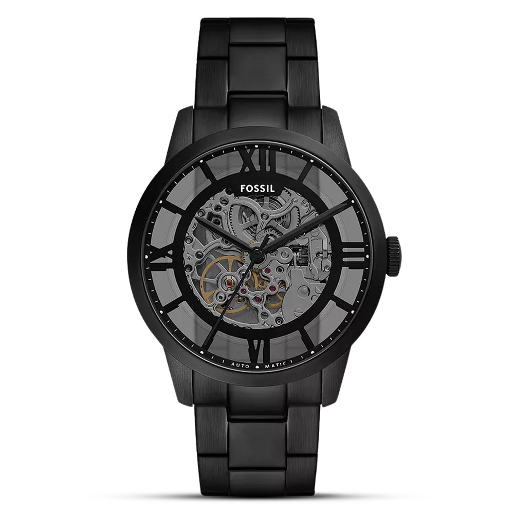 Fossil Townsman Automatic Black Skeleton Dial Men's Watch | ME3269