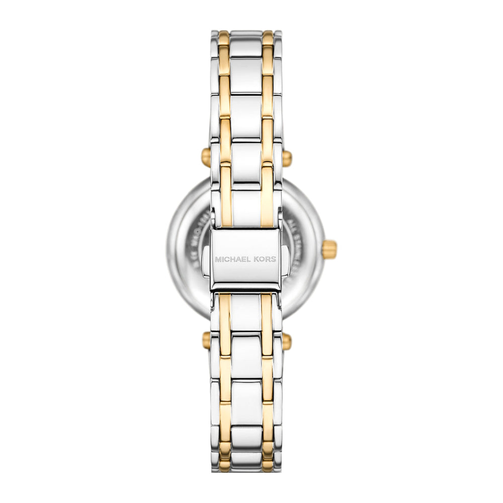 Michael Kors Laney Two Tone Blue Dial Ladies Watch | MKO1085