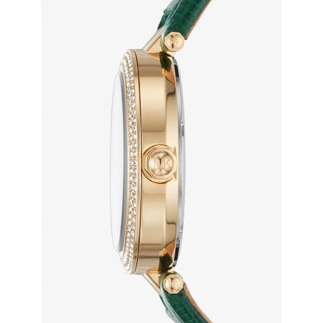 Michael Kors Parker Mini Green Dial Ladies Watch| MK2592