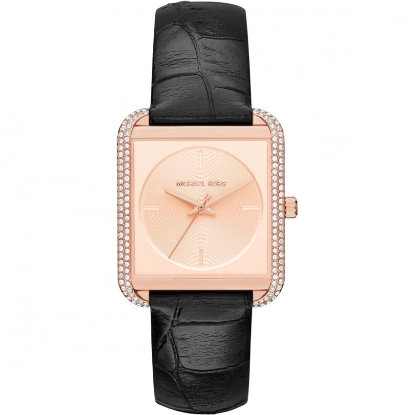 Michael Kors Lake Glitz Rose Gold Dial Ladies Watch| MK2611
