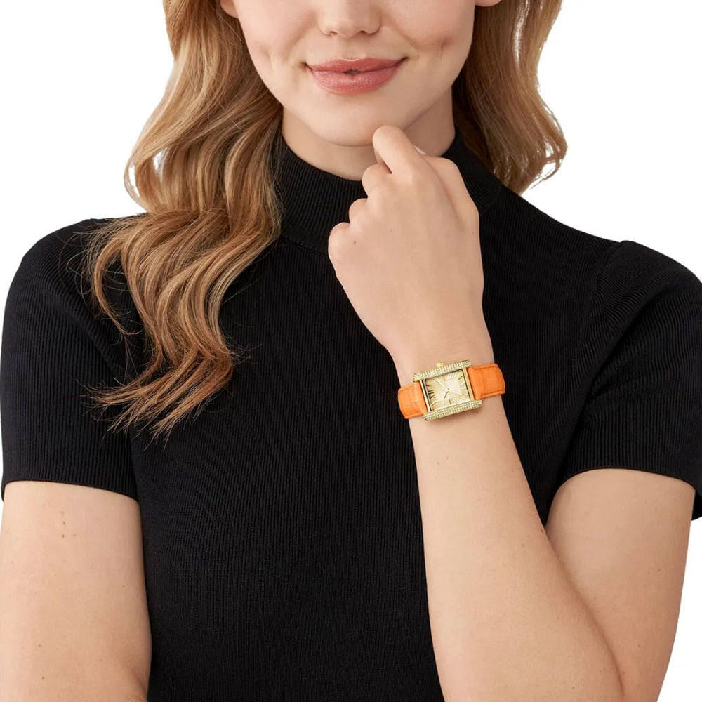 Michael Kors Emery Pave Gold Dial Ladies Watch | MK2983