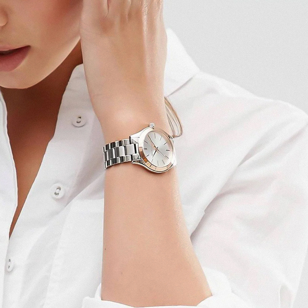 Michael Kors Slim Runway White Dial Ladies Watch | MK3204