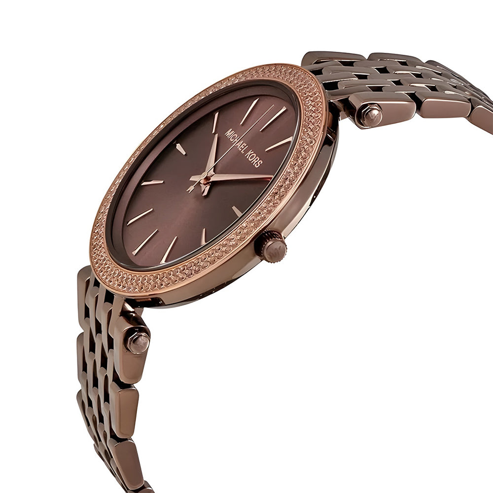 Michael Kors Darci 3 Hand Brown Dial Women's Watch| MK3416