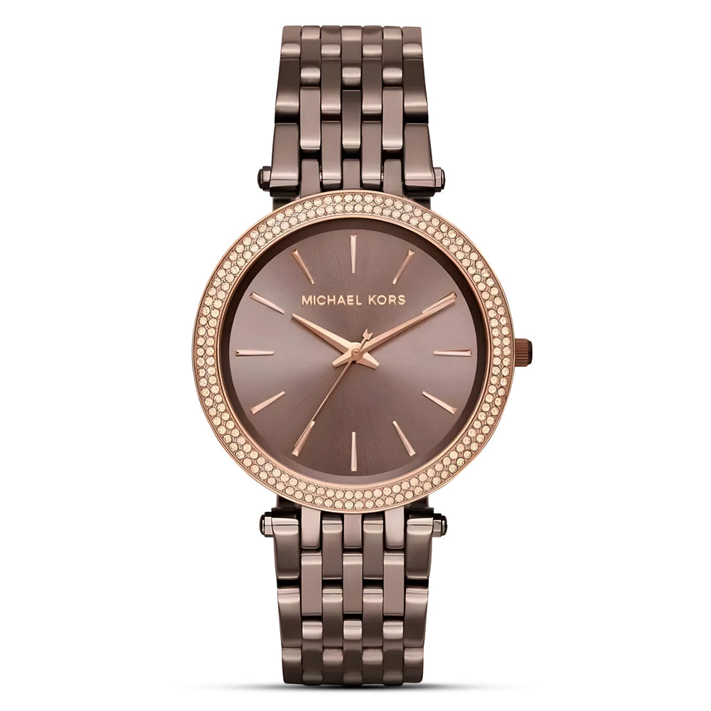 Michael Kors Darci 3 Hand Brown Dial Women's Watch| MK3416