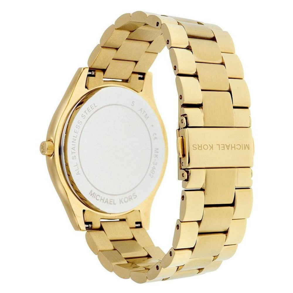 Michael Kors Gold Tone Blue Dial Ladies Watch | MK3492